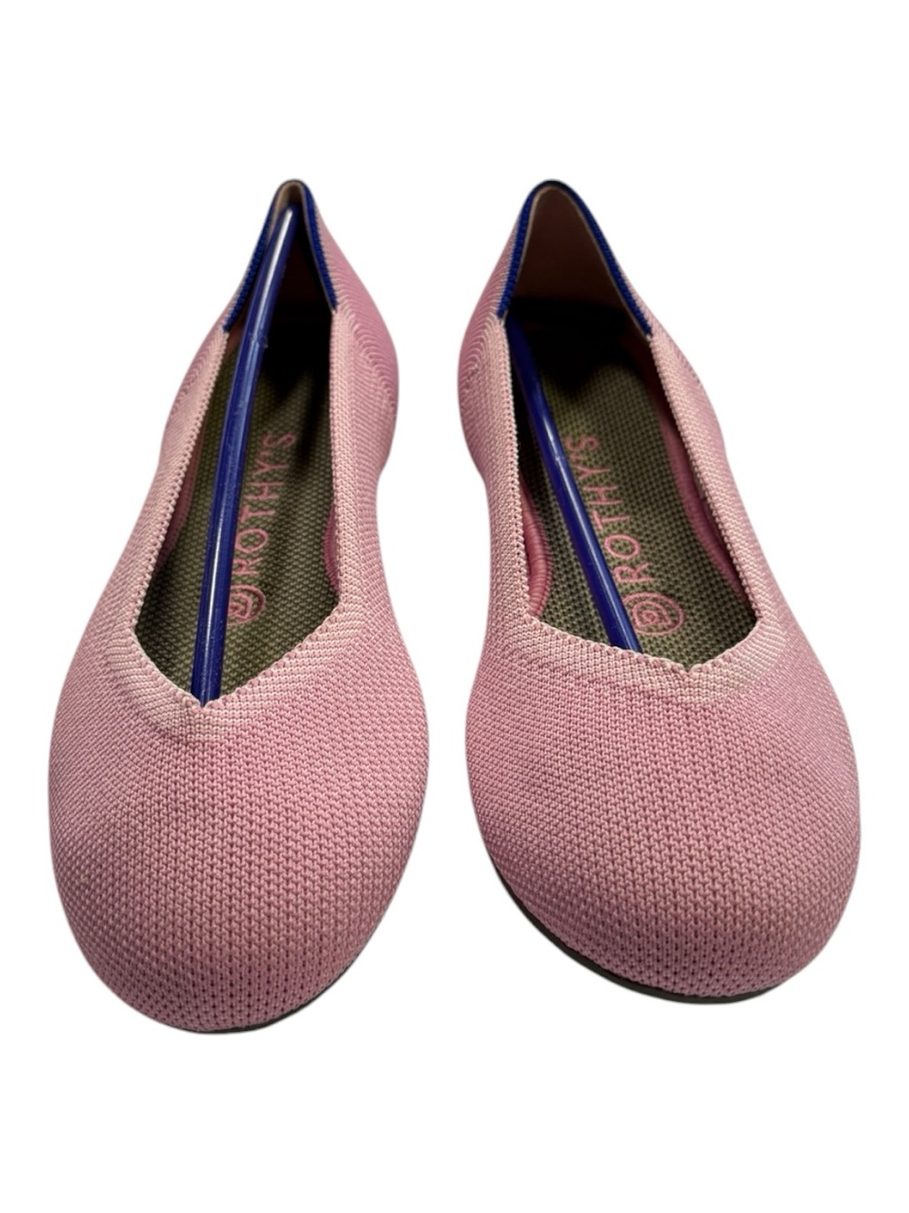 Rothy’s The Flat Shoes Size 6.5 Begonia Pink Knit Flats NIB